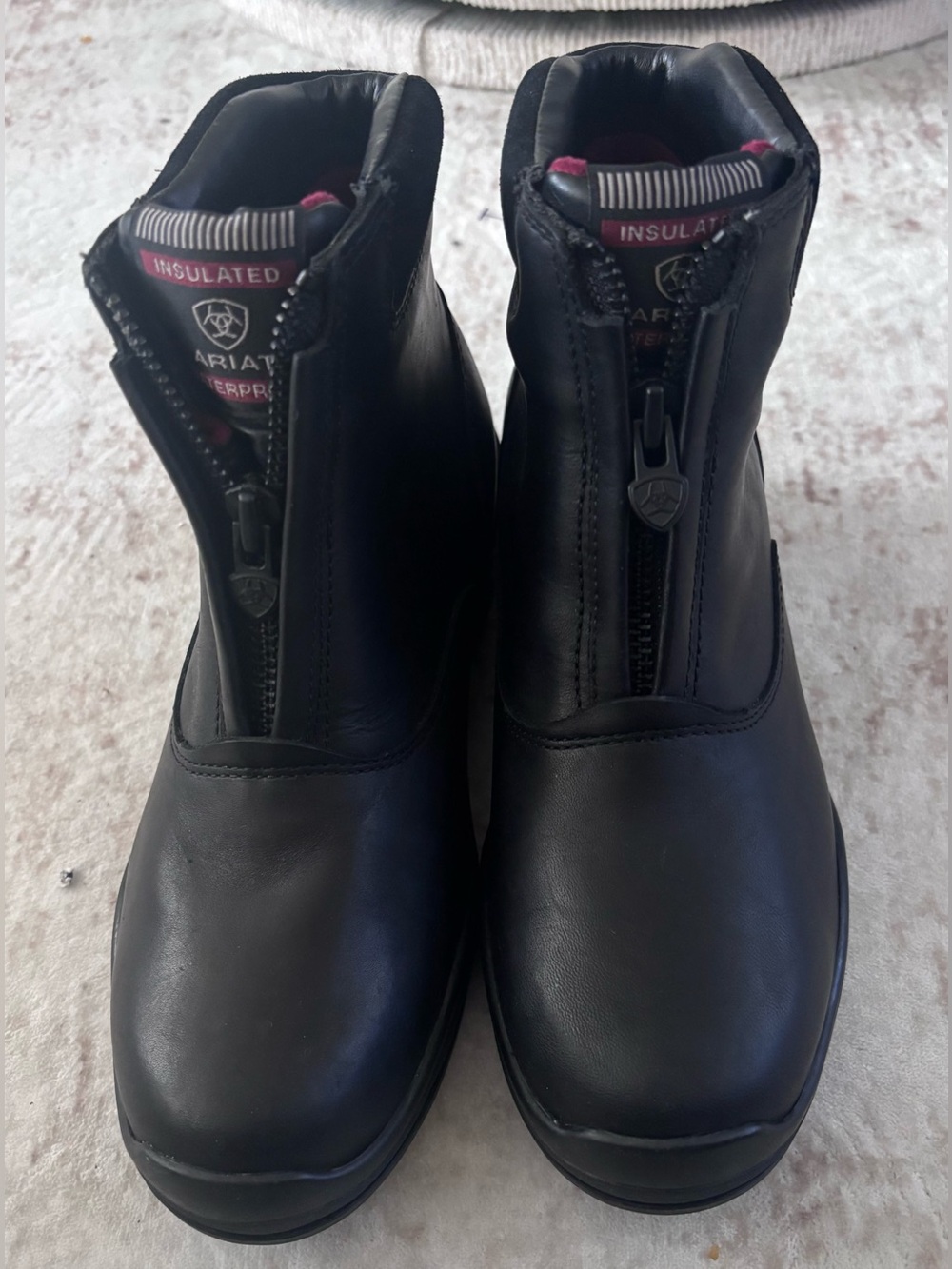 Ariat Women’s Extreme Pro Zip Waterproof Insulated Paddock Boots 6.5B Black